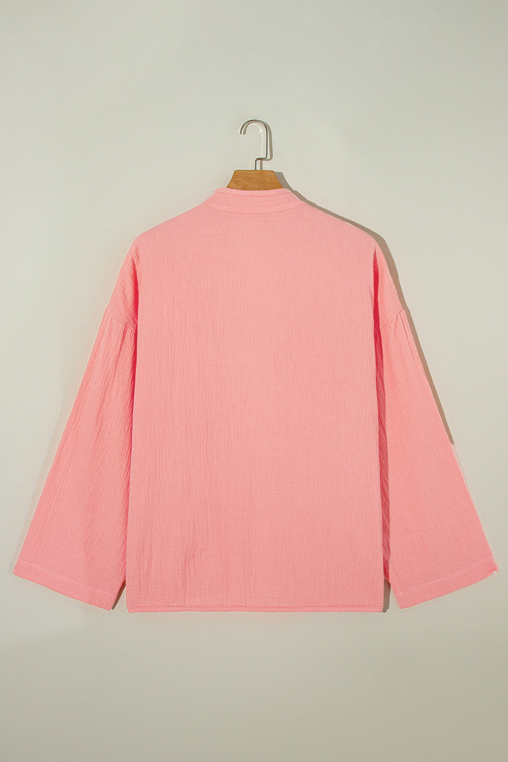 Flamingo Crinkled Pocket Blouse