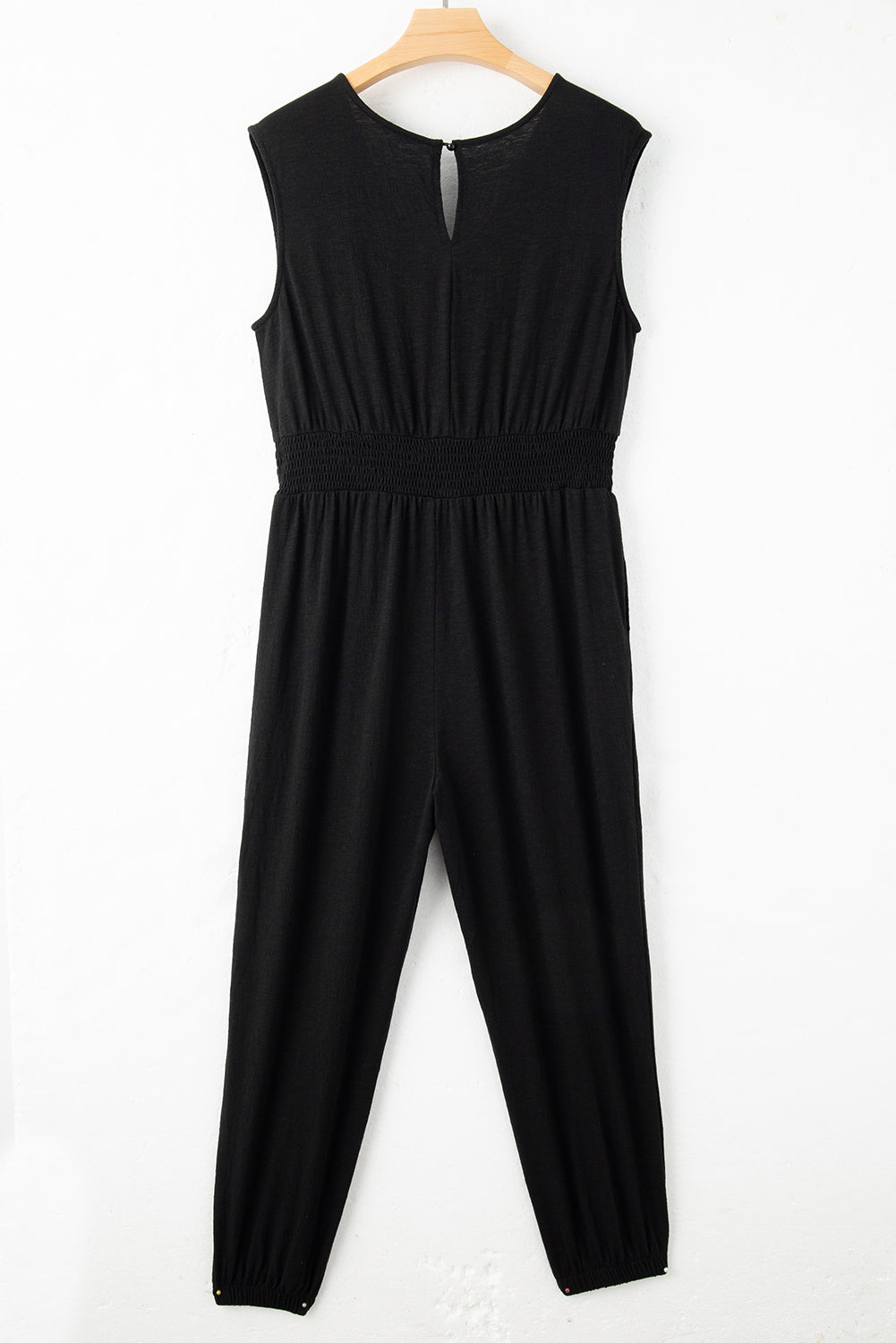 Black V-Neck Jumpsuit