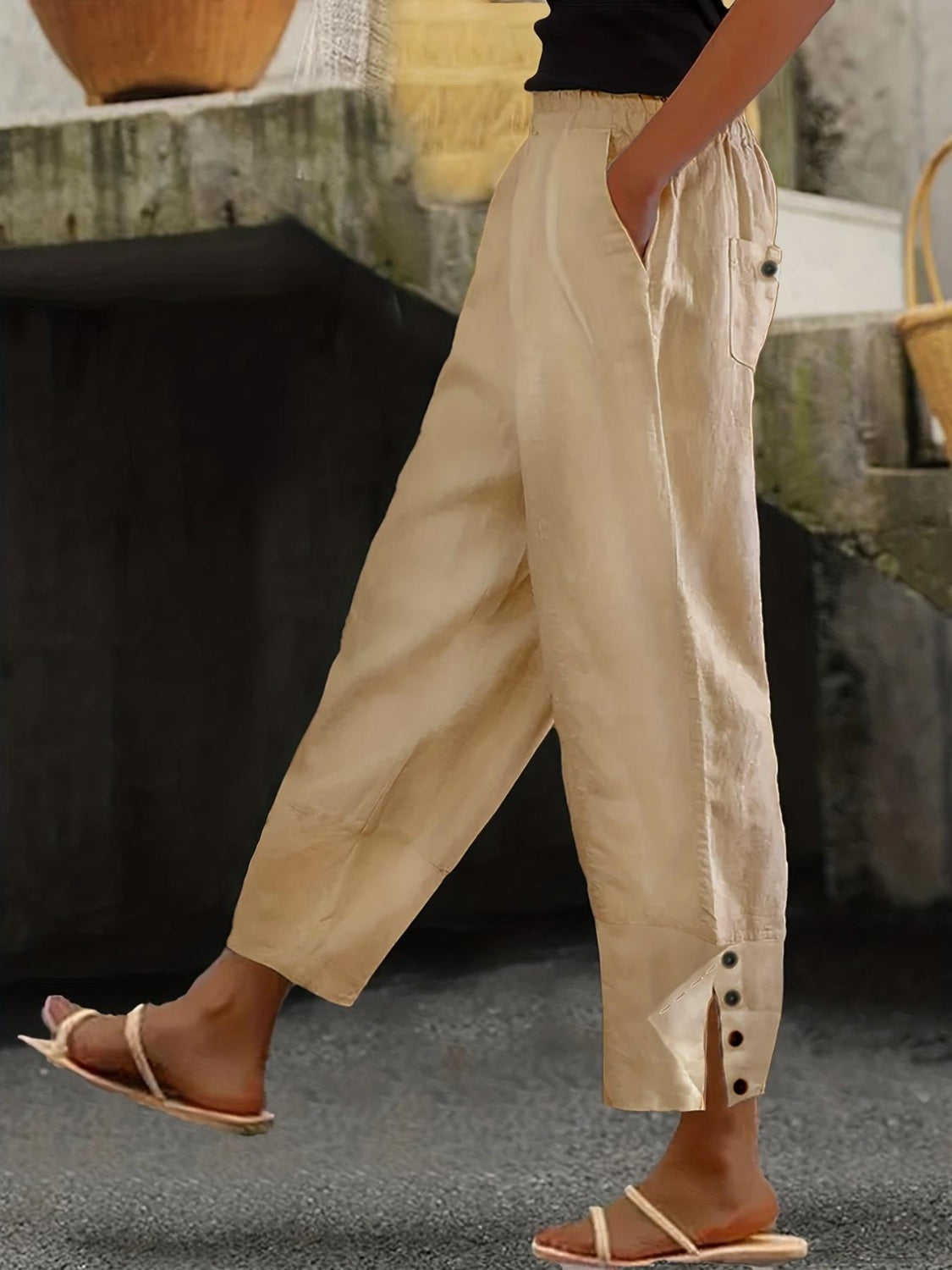 Wide Leg Pants with Pockets – Effortless Comfort and Style